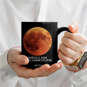Blood Moon Total Lunar Eclipse March 3 2026 Coffee Mug Blood Moon Astronomy Souvenir Graphic TS02 Print Your Wear