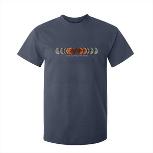 Total Eclipse of the Moon Phases T Shirt For Kid Blood Moon Space Astronomy Celestial Graphic TS02 Navy Print Your Wear
