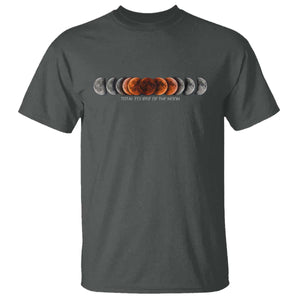 Total Eclipse of the Moon Phases T Shirt Blood Moon Space Astronomy Celestial Graphic TS02 Dark Heather Print Your Wear