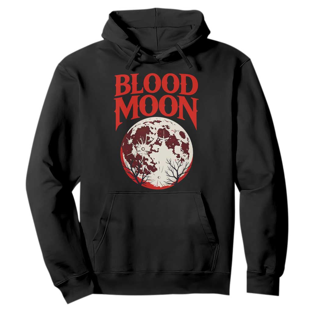 Retro Blood Moon Graphic Hoodie Mystic Celestial Gothic Astronomy Art TS02 Black Print Your Wear