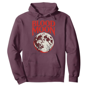 Retro Blood Moon Graphic Hoodie Mystic Celestial Gothic Astronomy Art TS02 Maroon Print Your Wear