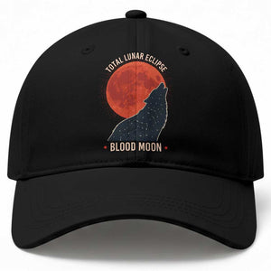 Total Lunar Eclipse March 3 2026 Baseball Cap Constellation Wolf Souvenir Graphic TS02 Print Your Wear