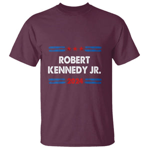 Robert Kennedy Jr. for President 2024 T Shirt RFK JR TS02 Maroon Print Your Wear