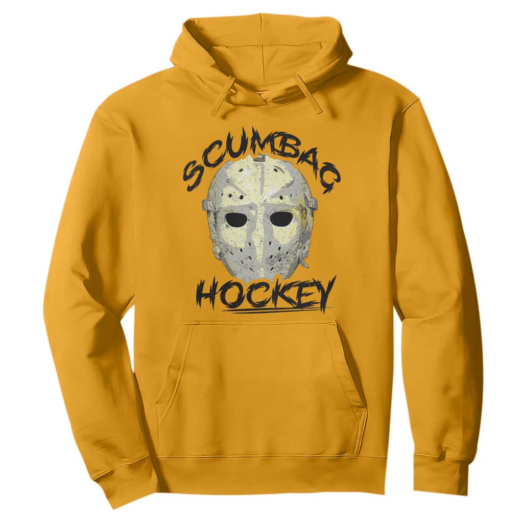 Scumbag Hockey Goalie Mask Vintage Graphic Hoodie TS02 Gold Print Your Wear