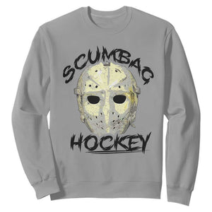 Scumbag Hockey Goalie Mask Vintage Graphic Sweatshirt TS02 Sport Gray Print Your Wear