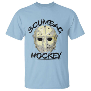 Scumbag Hockey Goalie Mask Vintage Graphic T Shirt TS02 Light Blue Print Your Wear