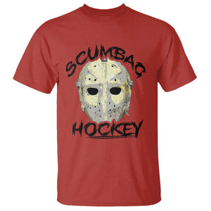 Scumbag Hockey Goalie Mask Vintage Graphic T Shirt TS02 Red Print Your Wear