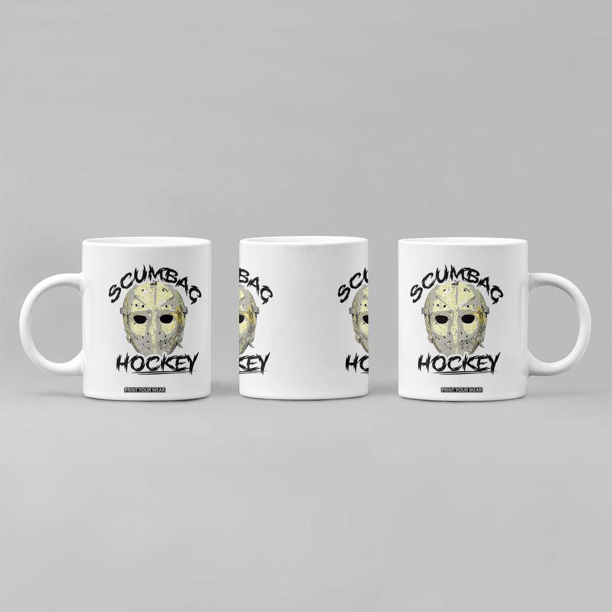 Scumbag Hockey Goalie Mask Vintage Graphic Coffee Mug TS02 Print Your Wear