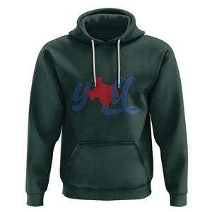 Texas Y'all Hoodie US Texan Pride TS02 Dark Forest Green Printyourwear