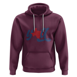 Texas Y'all Hoodie US Texan Pride TS02 Maroon Printyourwear