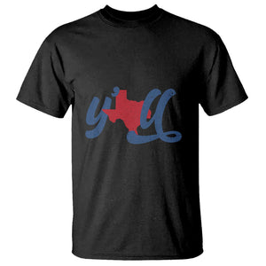 Texas Y'all T Shirt US Texan Pride TS02 Black Printyourwear