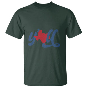 Texas Y'all T Shirt US Texan Pride TS02 Dark Forest Green Printyourwear