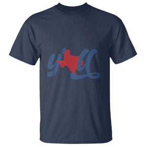 Texas Y'all T Shirt US Texan Pride TS02 Navy Printyourwear