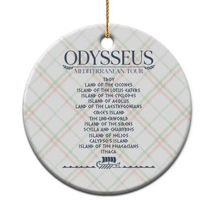 Odysseus Mediterranean Tour Ceramic Ornament Funny Greek Mythology Ancient History Graphic TS02 1pc Christmas Plaid Print Your Wear