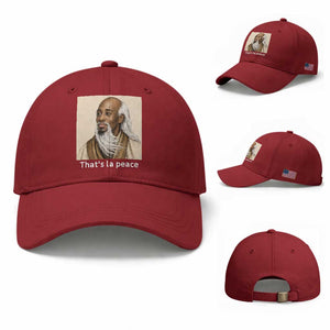 Thats La Peace Wise Sage Meme Baseball Cap Ancient Zen Master Chill Inner Calm Sketch Art Graphic