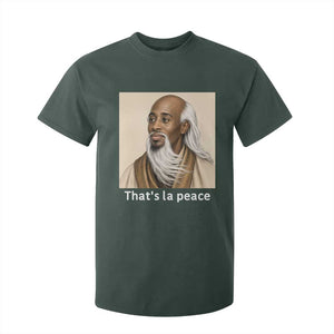 Thats La Peace Wise Sage Meme T Shirt For Kid Ancient Zen Master Chill Inner Calm Sketch Art Graphic