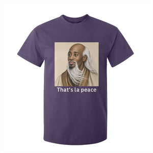 Thats La Peace Wise Sage Meme T Shirt For Kid Ancient Zen Master Chill Inner Calm Sketch Art Graphic