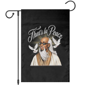Thats La Peace Thug Life Wise Sage Meme Garden Flag Vintage Ancient Zen Master Peace Dove Bootleg Graphic