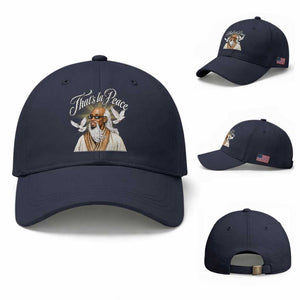 Thats La Peace Thug Life Wise Sage Meme Baseball Cap Vintage Ancient Zen Master Peace Dove Bootleg Graphic
