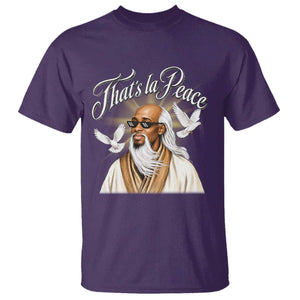 Thats La Peace Thug Life Wise Sage Meme T Shirt Vintage Ancient Zen Master Peace Dove Bootleg Graphic