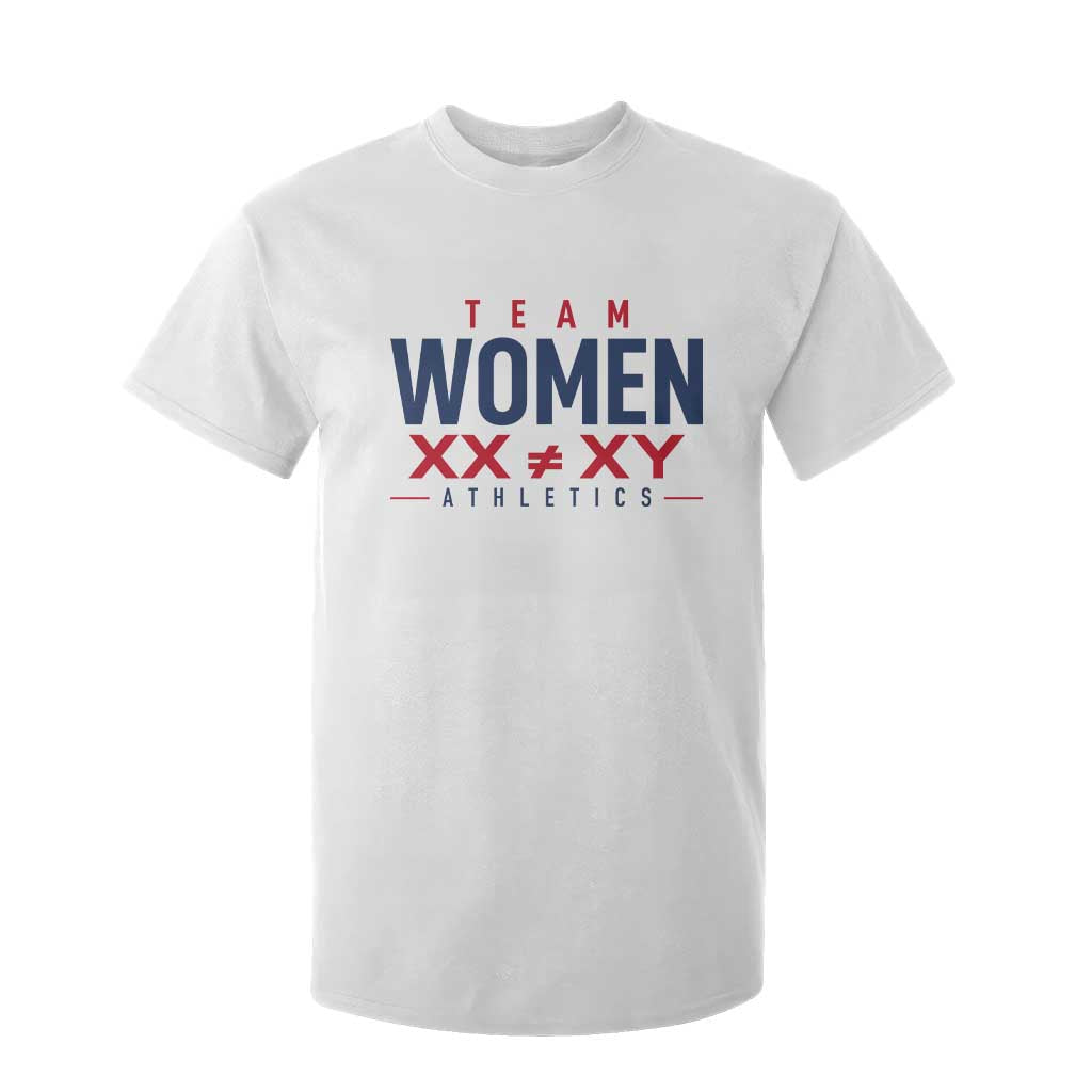 Team Women Athletics XX Not Equal XY Varsity Style T Shirt For Kid Title IX Science Graphic