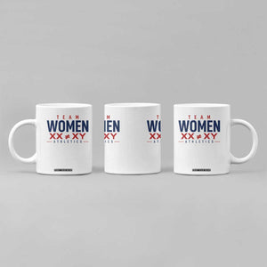 Team Women Athletics XX Not Equal XY Varsity Style Coffee Mug Title IX Science Graphic
