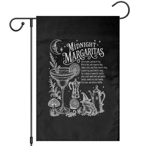 Midnight Margaritas Witchy Spellbook Botanical Garden Flag Spooky Halloween Cocktail Graphic