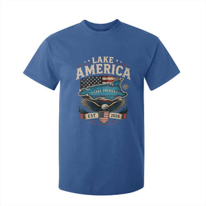 Lake America Est 2026 American Flag Eagle T Shirt For Kid Map Great Lakes Pride