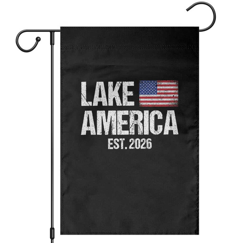 Lake America Est 2026 Vintage Garden Flag American Flag Great Lakes