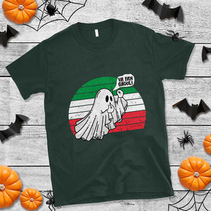 Italian Ghost T Shirt Va Fan Ghoul Retro Funny Halloween TS02 Dark Forest Green Print Your Wear