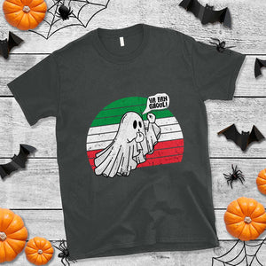 Italian Ghost T Shirt Va Fan Ghoul Retro Funny Halloween TS02 Dark Heather Print Your Wear