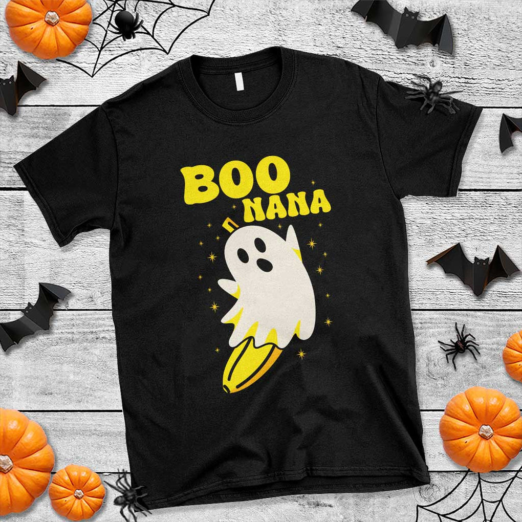 Boonana Funny Banana Ghost Halloween Costume Banana Lover T Shirt TS02 Black Print Your Wear