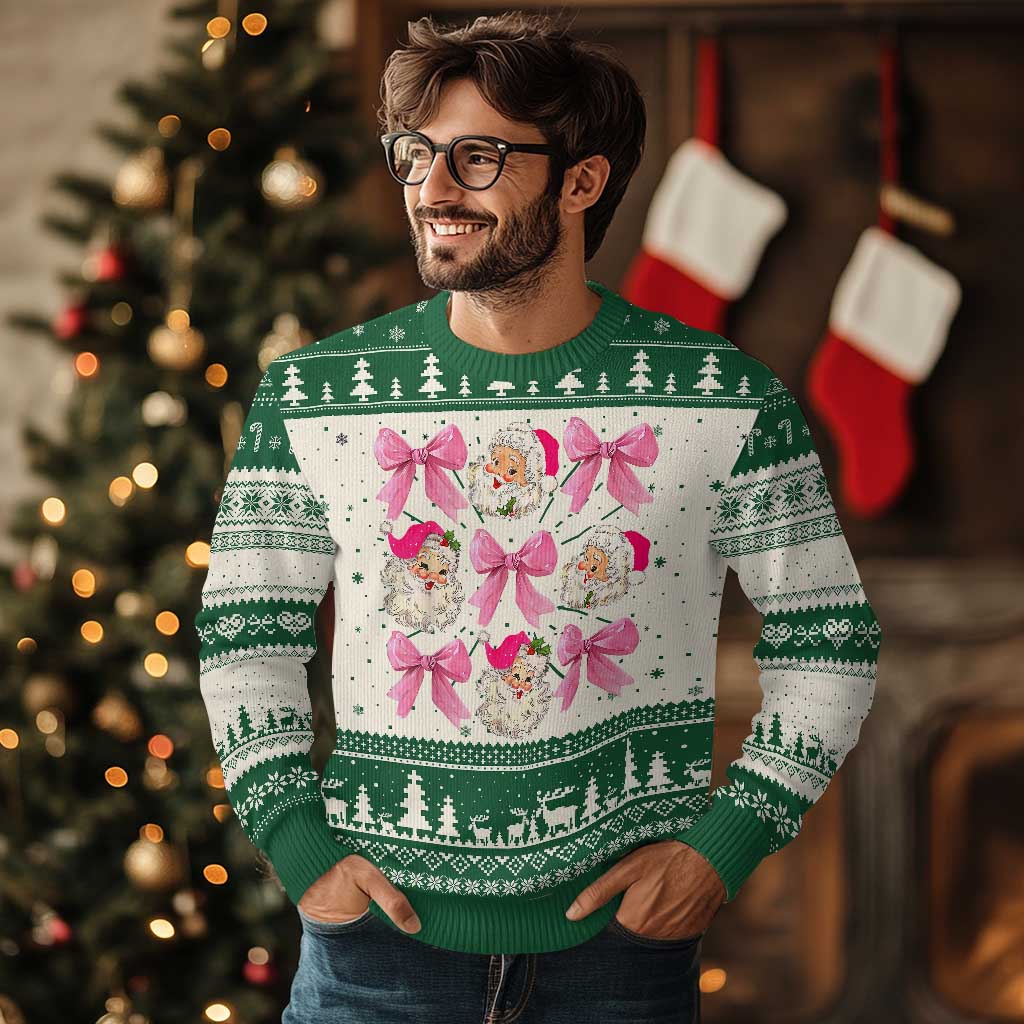 Pink christmas sweater hotsell