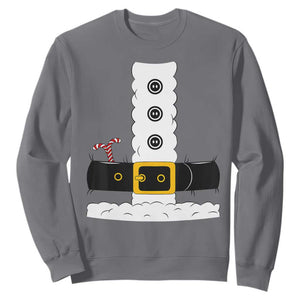 Santa Claus Suit Costume Sweatshirt Retro Festive Christmas Vibe TS02 Charcoal Print Your Wear