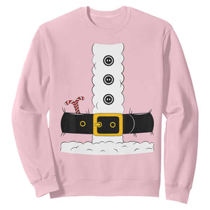 Santa Claus Suit Costume Sweatshirt Retro Festive Christmas Vibe TS02 Light Pink Print Your Wear