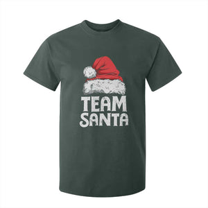 Team Santa T Shirt For Kid Christmas Squad Family Matching Pajamas TS02 Dark Forest Green Print Your Wear