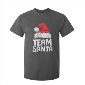 Team Santa T Shirt For Kid Christmas Squad Family Matching Pajamas TS02 Dark Heather Print Your Wear