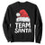 Team Santa Sweatshirt Christmas Squad Family Matching Pajamas TS02 Black Print Your Wear