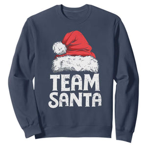 Team Santa Sweatshirt Christmas Squad Family Matching Pajamas TS02 Navy Print Your Wear