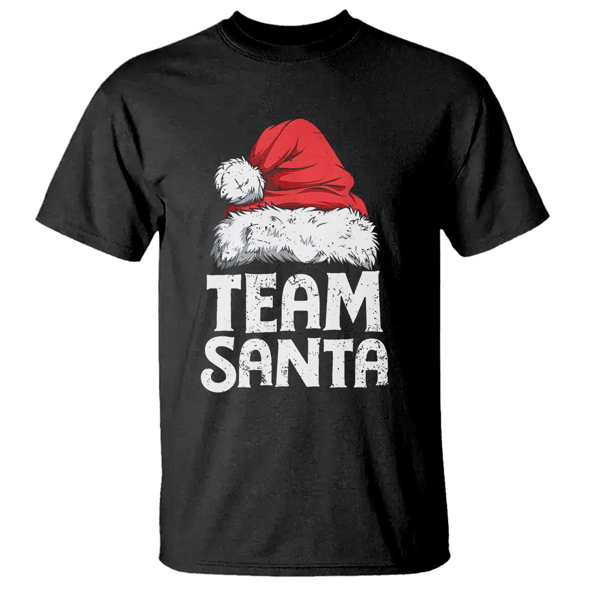 Team Santa T Shirt Christmas Squad Family Matching Pajamas TS02 Black Print Your Wear