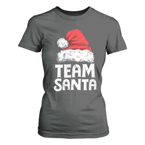 Team Santa T Shirt For Women Christmas Squad Family Matching Pajamas TS02 Dark Heather Print Your Wear