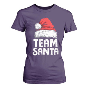 Team Santa T Shirt For Women Christmas Squad Family Matching Pajamas TS02 Purple Print Your Wear