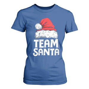 Team Santa T Shirt For Women Christmas Squad Family Matching Pajamas TS02 Royal Blue Print Your Wear