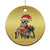 Skeleton Christmas Christmas Ornament Dead Inside But Caffeinated Coffee Addict Xmas Vibe TS02 Print Your Wear