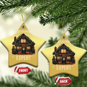 Funny Christmas Christmas Ornament Exterior Illumination Expert Xmas Lights Home Decor TS02 Star Gold Print Your Wear