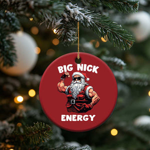 Cool Santa Claus Christmas Ornament Big Nick Energy TS02 Print Your Wear