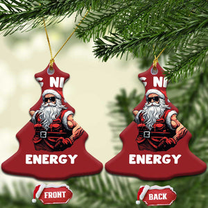 Cool Santa Claus Christmas Ornament Big Nick Energy TS02 Christmas Tree Red Print Your Wear