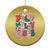 Groovy Christmas Christmas Ornament Holly Jolly Vibes TS02 Print Your Wear