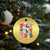 Groovy Christmas Christmas Ornament Holly Jolly Vibes TS02 Print Your Wear