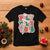 Groovy Christmas T Shirt Holly Jolly Vibes TS02 Black Printyourwear